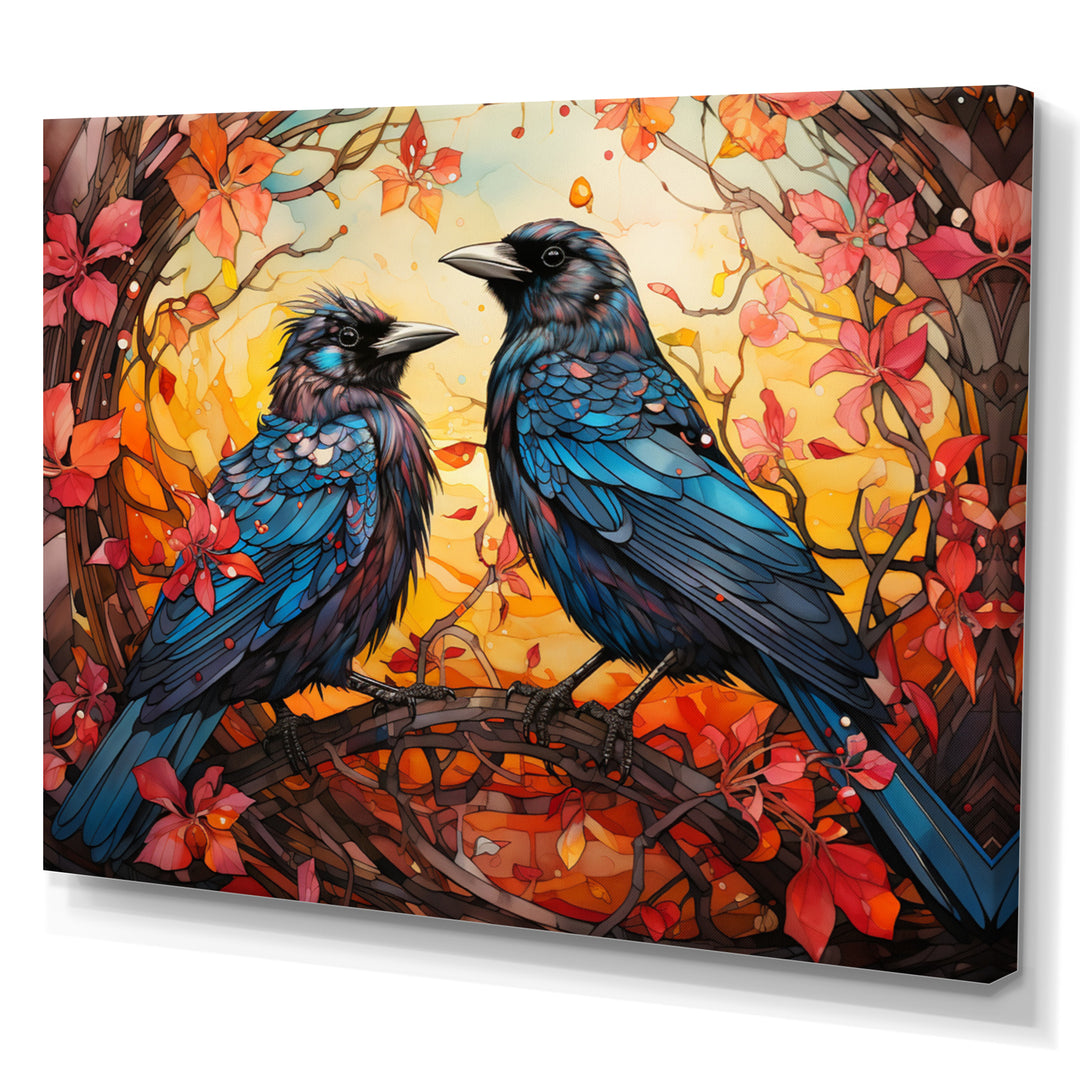 Crow Crowed Sovereigns - Crow Canvas Wall Art