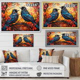 Crow Crowed Sovereigns - Crow Canvas Wall Art