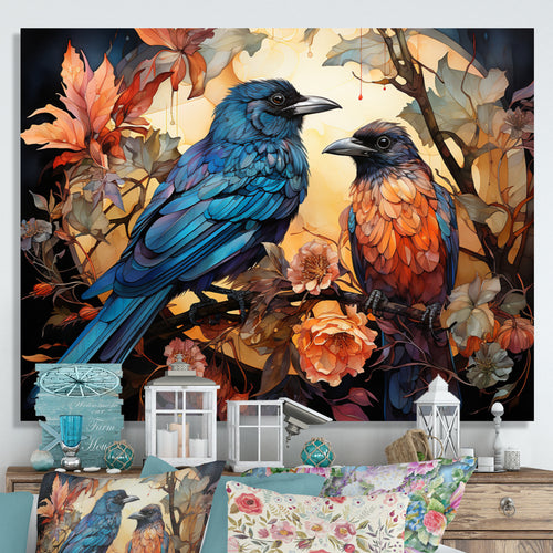 Crow Luminous Rulers - Crow Wall Art Prints