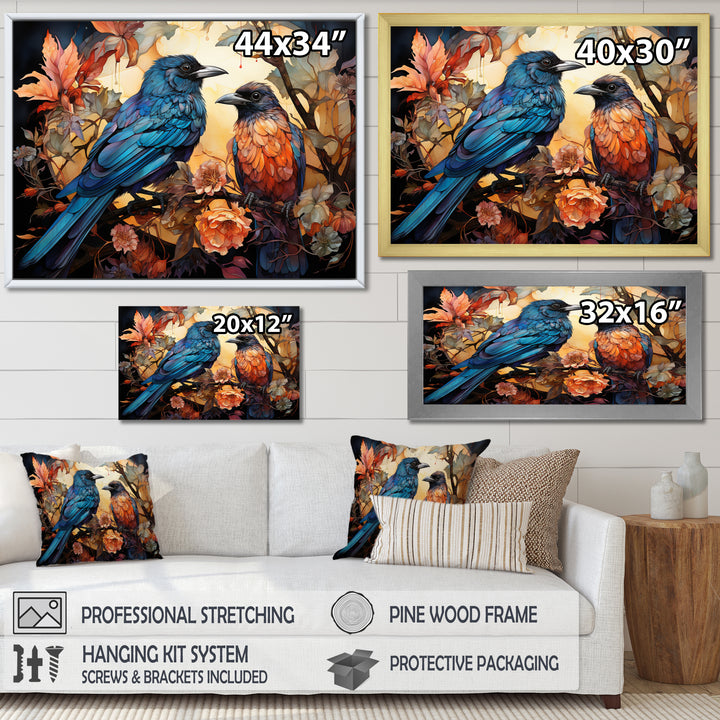 Crow Luminous Rulers - Crow Wall Art Prints