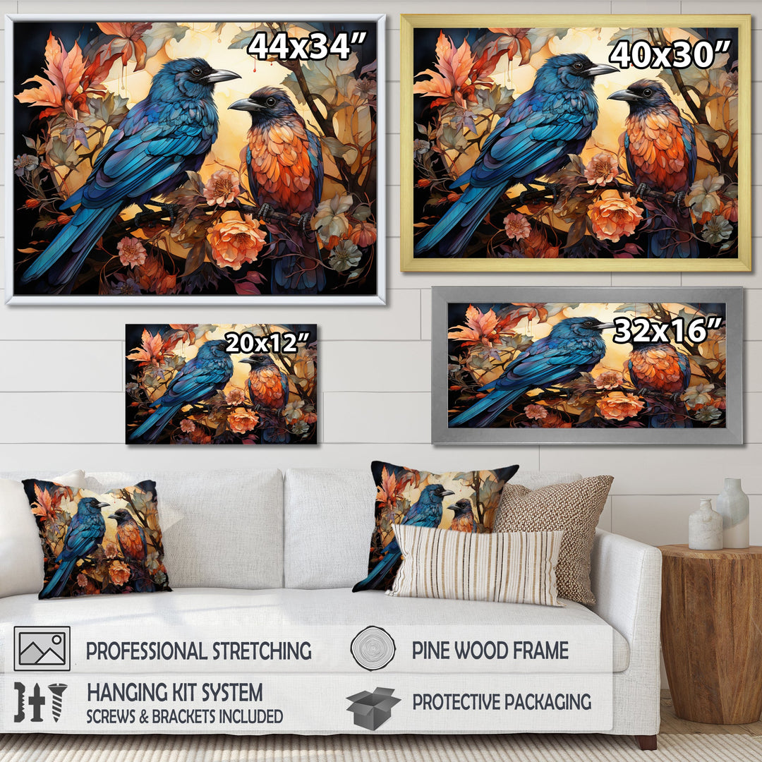Crow Luminous Rulers - Crow Wall Art Prints