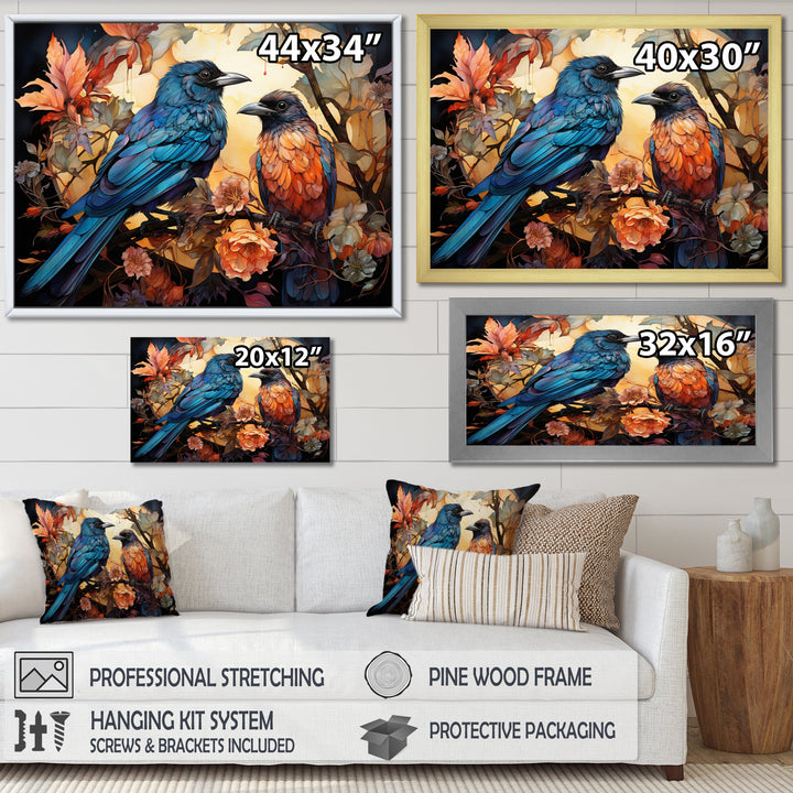 Crow Luminous Rulers - Crow Wall Art Prints