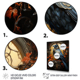Crow Dynamic Duality - Crow Bedroom Wall Art