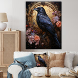 Crow Opulent Oath - Crow Canvas Wall Art