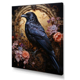 Crow Opulent Oath - Crow Canvas Wall Art