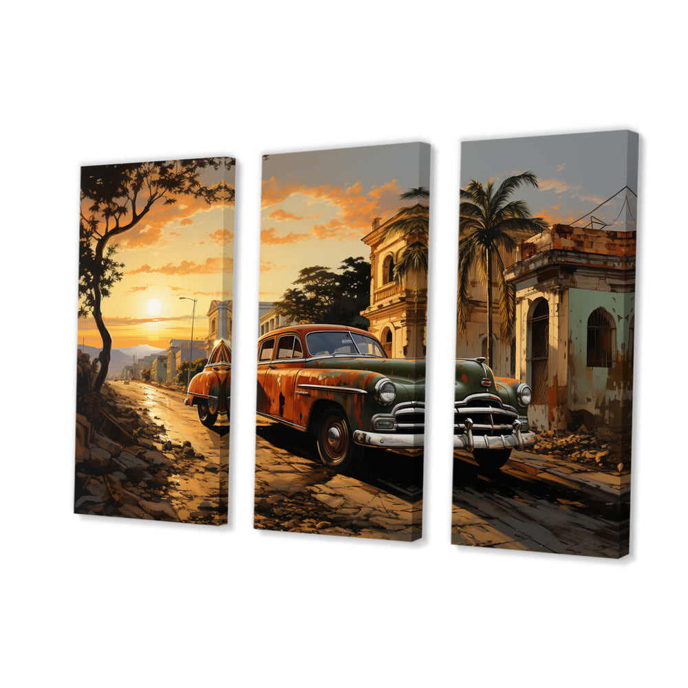 Cuba Havana Sunset - Multi-Panels