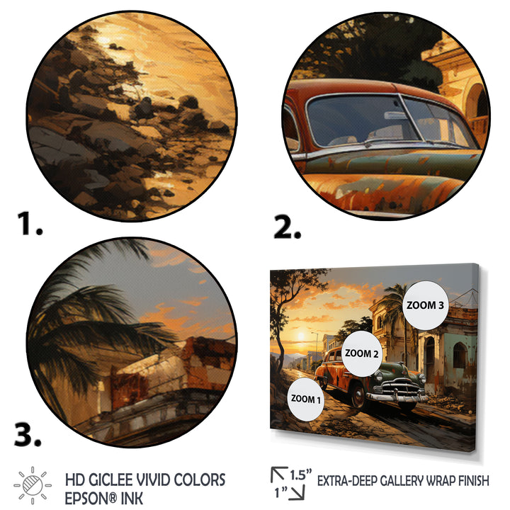 Cuba Havana Sunset - Multi-Panels