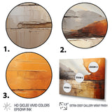 Grey Orange Grey And Orange Geological Wonders - Multi-Panels