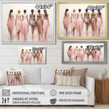 Pink Dance Quiet Ensemble - Fashion Canvas Wall Art