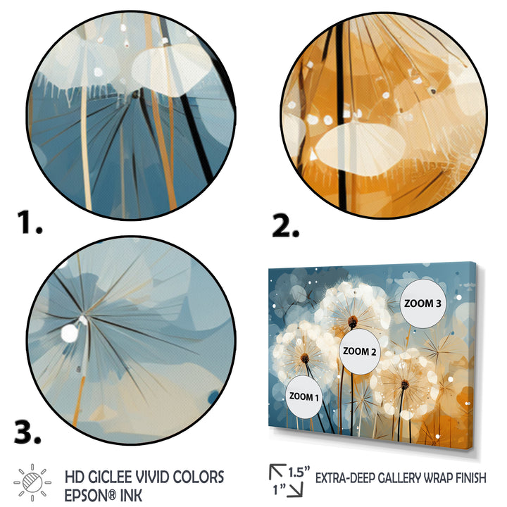 Dandelion Natures Sunbursts I - Multi-Panels