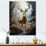 Deer Dappled Twilight - Deer Home Decor Art