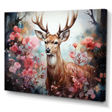 Deer Mystical Forest - Deer Living Room Wall Art