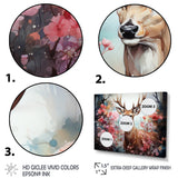 Deer Mystical Forest - Deer Living Room Wall Art