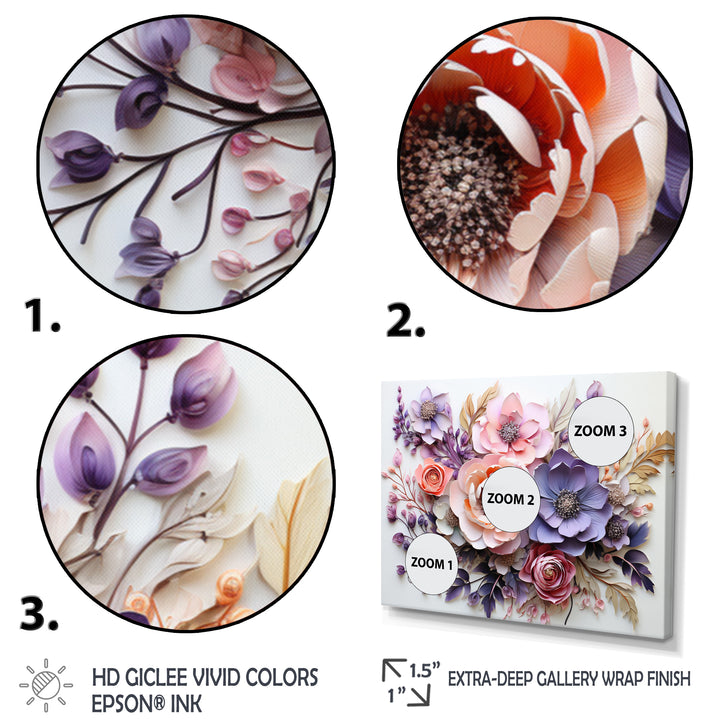 Delicate Florals Paint - Multi-Panels