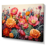 Desert Cacti Garden IV - Landscapes Canvas Wall Art