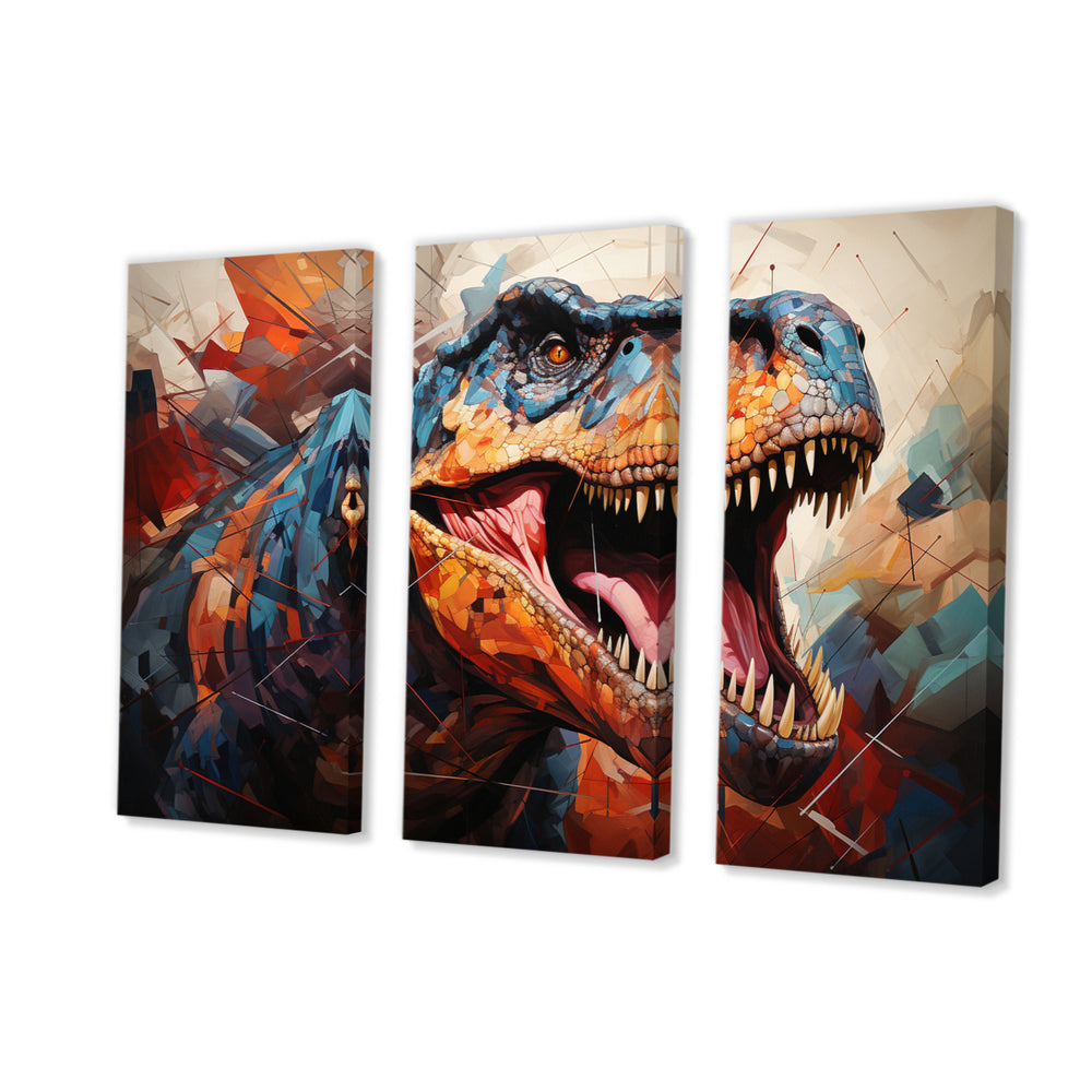 Dinosaur Prehistoric Legacy Geometric II - Multi-Panels