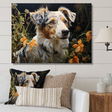 Dog Inquisitive Canine Pastoral - Dog Wall Art Prints