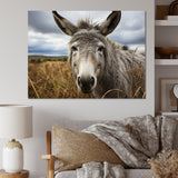 Grey Donkey Gentle Companion - Donkey Home Decor Art
