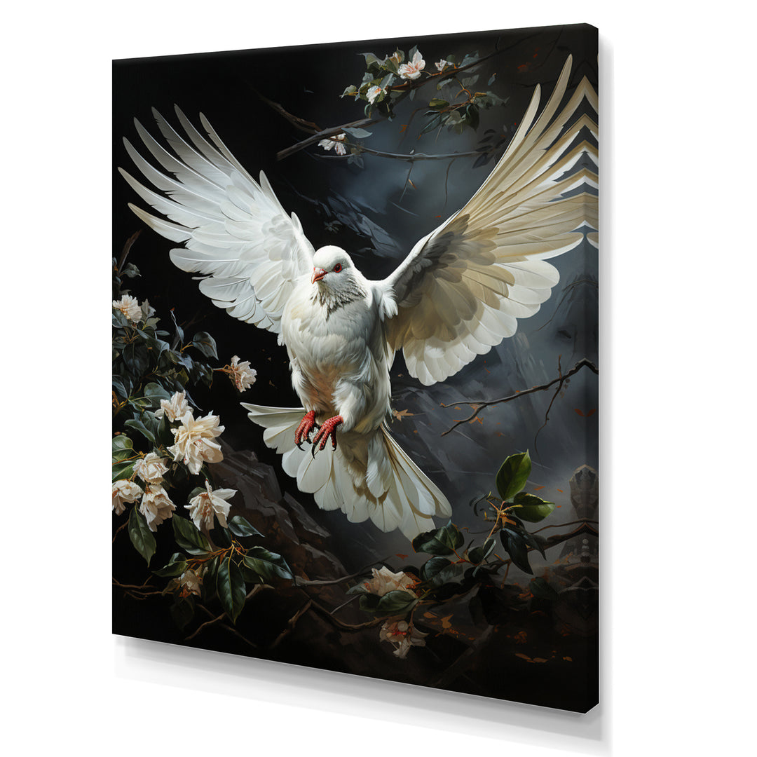 White Dove Messenger Of Peace - White Dove Wall Art