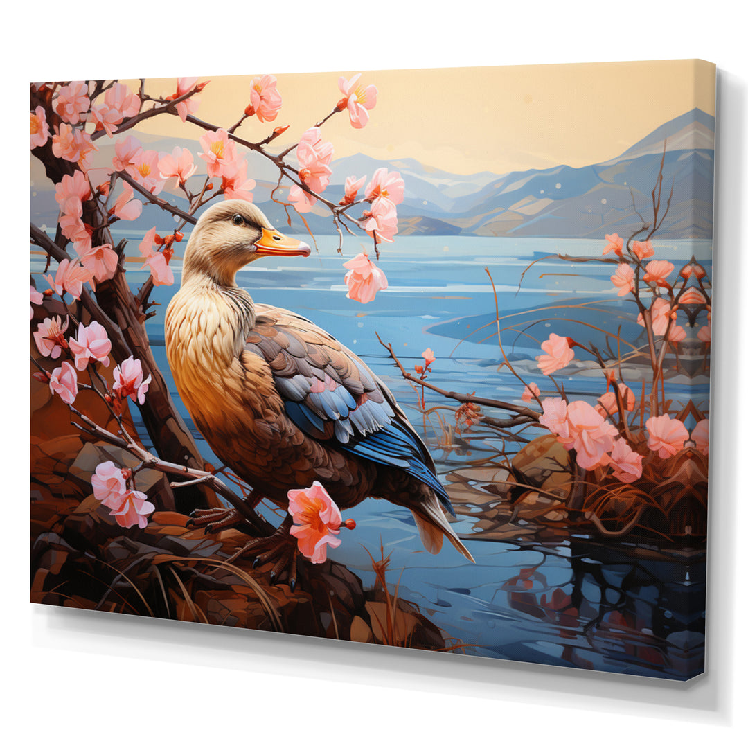 Duck Journey Pastoral - Duck Bedroom Wall Art