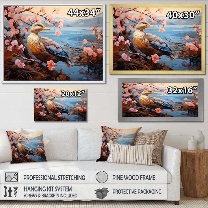 Duck Journey Pastoral - Duck Bedroom Wall Art