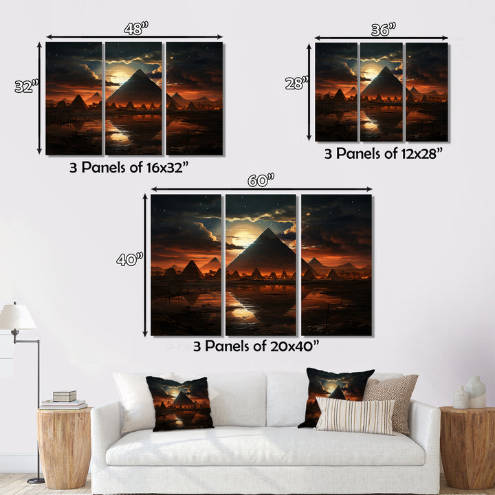 Egypt Mystical Sphinx - Multi-Panel Canvas Prints