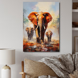 Elephant Parade - Elephant Canvas Wall Art