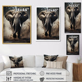 Elephant Glimmers Of Grace - Elephant Bedroom Wall Art