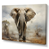 Elephant Graceful Elephant - Elephant Canvas Wall Art