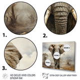 Elephant Graceful Elephant - Elephant Canvas Wall Art