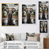 Elephant Majestic Reflections - Elephant Wall Decor