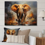 Elephant Wild Spirit - Elephant Canvas Wall Art