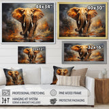 Elephant Wild Spirit - Elephant Canvas Wall Art