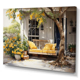 Farmhouse Yellow Country Comfort III - Landscapes Canvas Wall Art