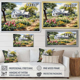 Farmhouse Frontyard Oasis I - Landscapes Canvas Wall Art