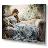 Fashion 1850S Suffused Portrait - Fashion Canvas Wall Art