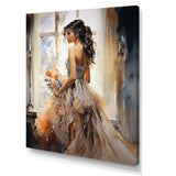 Fashion 1890S Belle Portrait I - Fashion Canvas Wall Art