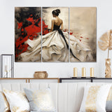 Fashion Red Dress Elegance Unveiled V - Multi-Panels