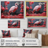 Pink Flamingo Elegant Flair - Flamingo Home Decor Art