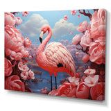 Pink Flamingo Flair - Flamingo Canvas Wall Art