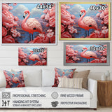 Pink Flamingo Flair - Flamingo Canvas Wall Art