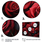 Red Black Rose Eternal Beauty IV - Multi-Panels