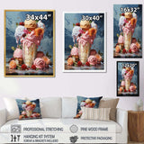 Food Ice Cream III - Food & Beverage Canvas Wall Art