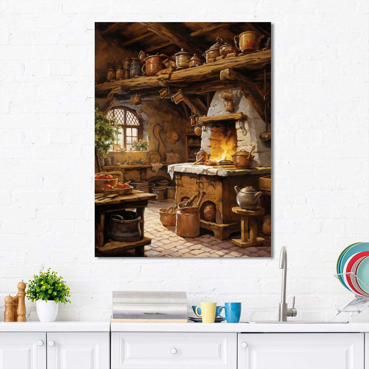 Food Rustic Kitchen I - Food &amp; Beverage Canvas Wall Art