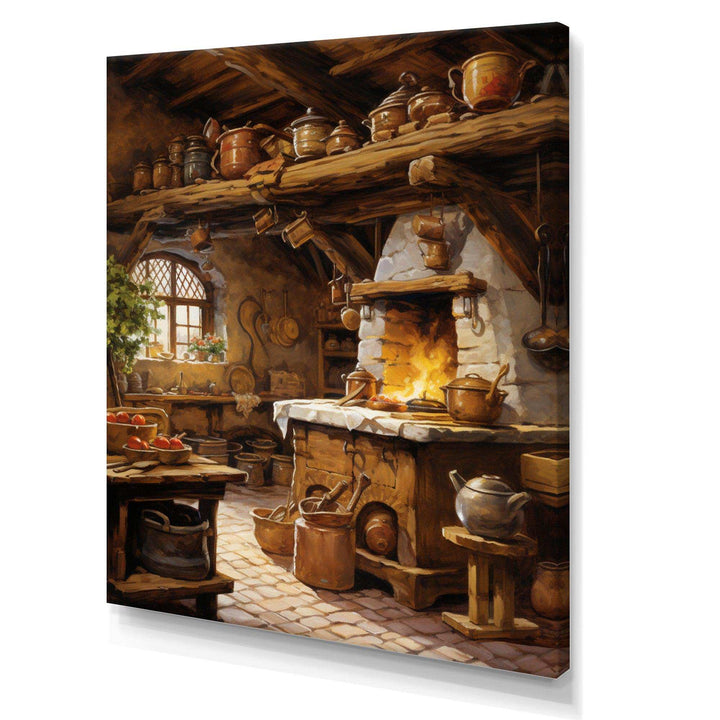 Food Rustic Kitchen I - Food &amp; Beverage Canvas Wall Art