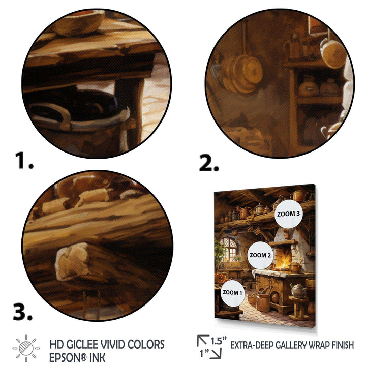 Food Rustic Kitchen I - Food &amp; Beverage Canvas Wall Art