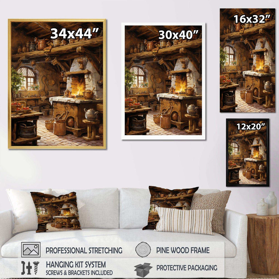 Food Rustic Kitchen I - Food &amp; Beverage Canvas Wall Art
