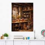 Food Rustic Kitchen II - Food & Beverage Canvas Wall Art