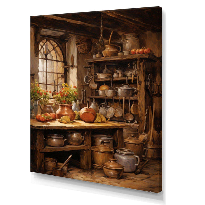 Food Rustic Kitchen II - Food &amp; Beverage Canvas Wall Art
