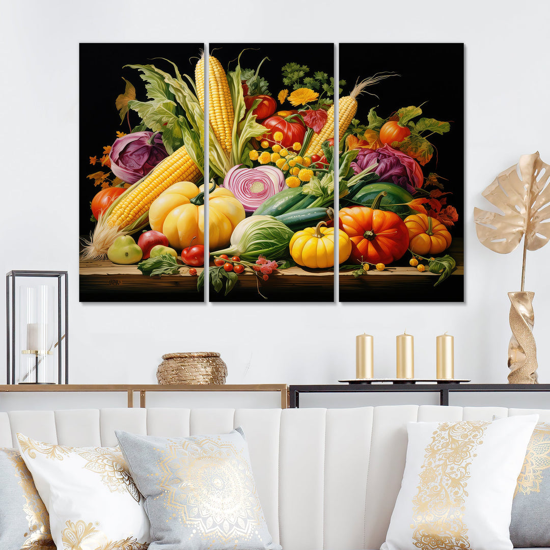 Vegetables A Vibrant Food I - Multi-Panels